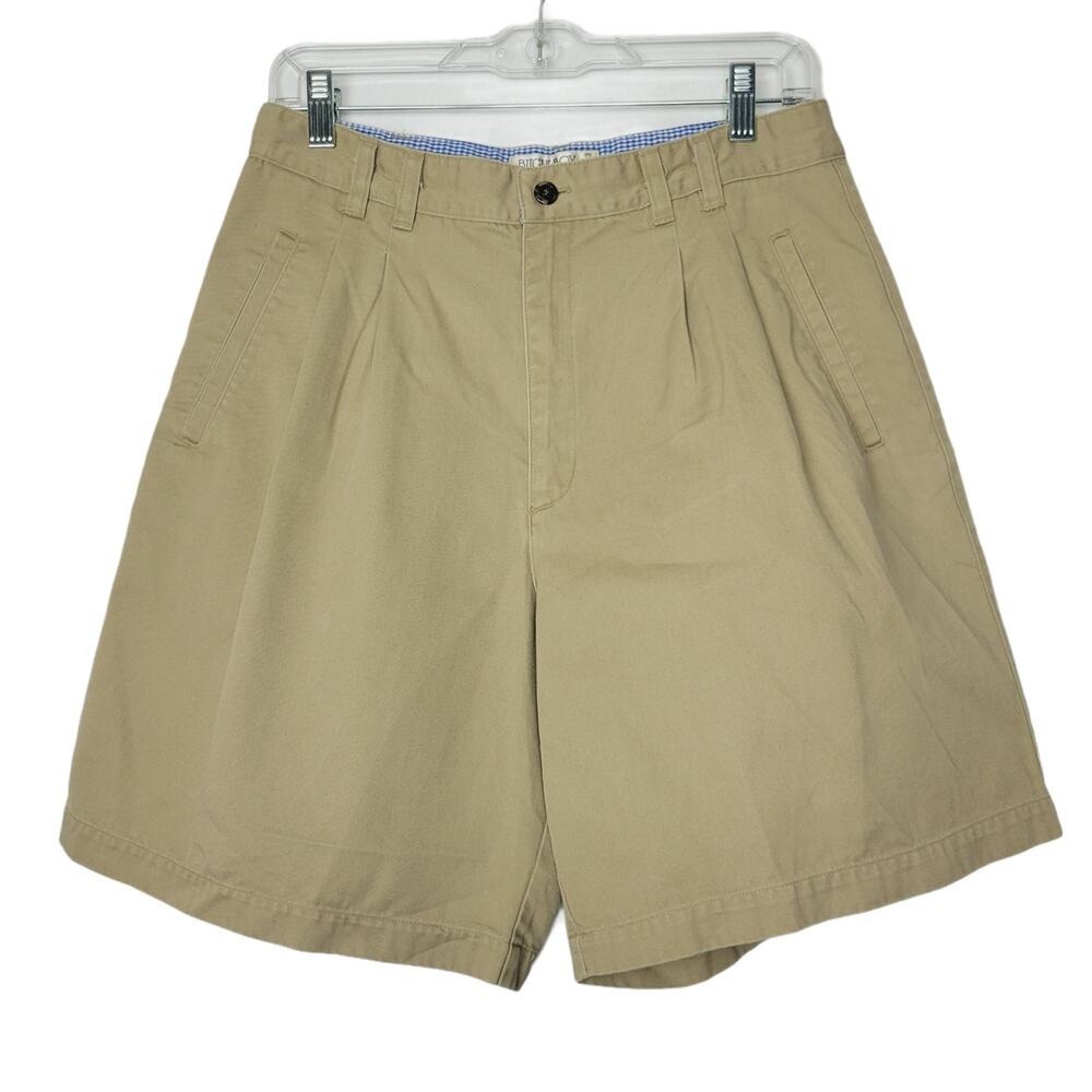 Bugle Boy Collection For Her Khaki Pleated Wide Leg Shorts‎ Women's 12